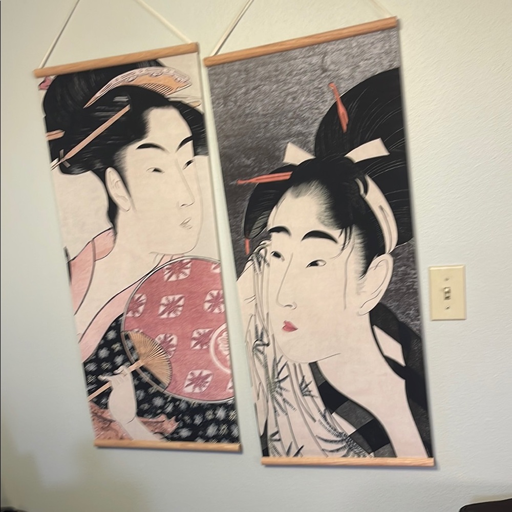 Geisha wall art